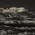 Panorama Bryce Canyon Storm in Black and White