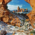 Turret Arch through North Window Arches National Park Utah
